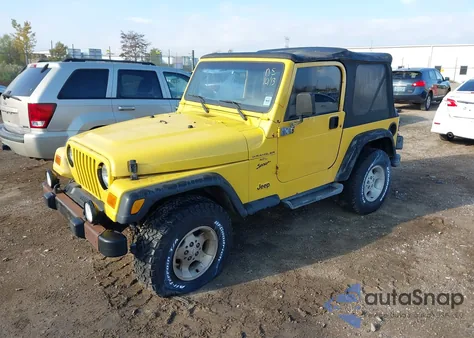 2001 Jeep Wrangler Sport z USA, uszkodzony, nr VIN 1J4FA49S31P303635